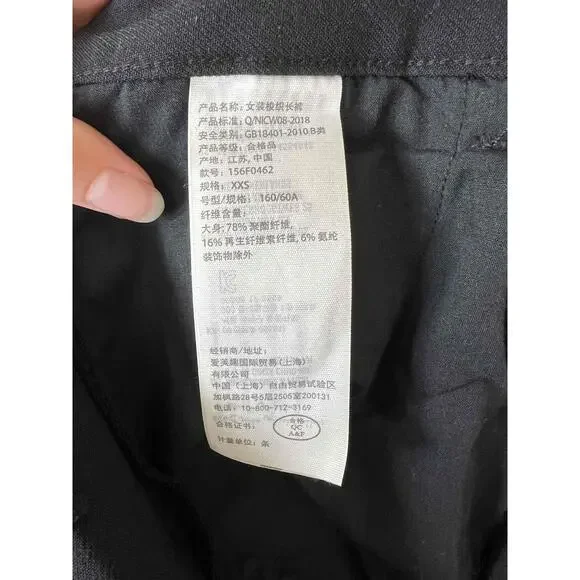 Abercrombie Fitch Womens Black Side Pockets Dress Pants Size XXS - Picture 6 of 6